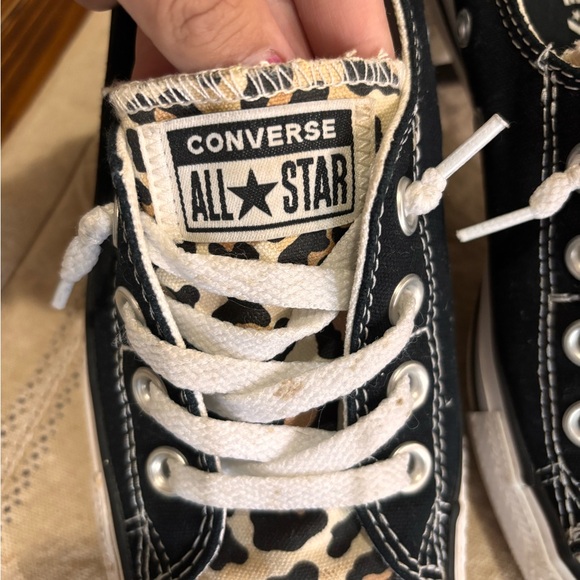 Converse Black and White Classic Sneakers - Picture 4 of 5
